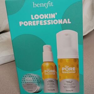 Benefit Lookin' POREfessional Skincare Set - Teal and Yellow